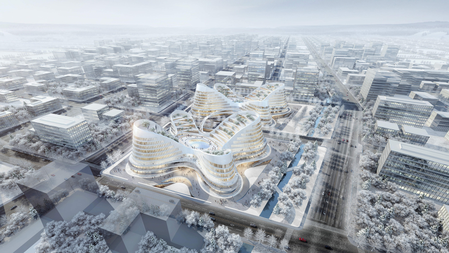 雄安建筑設計大賽城市公共管理與服務類（專業(yè)組）二等獎 融合藝術與功能的文藝創(chuàng)作